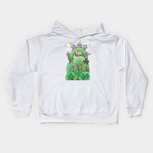 Harvest Gathering Kids Hoodie